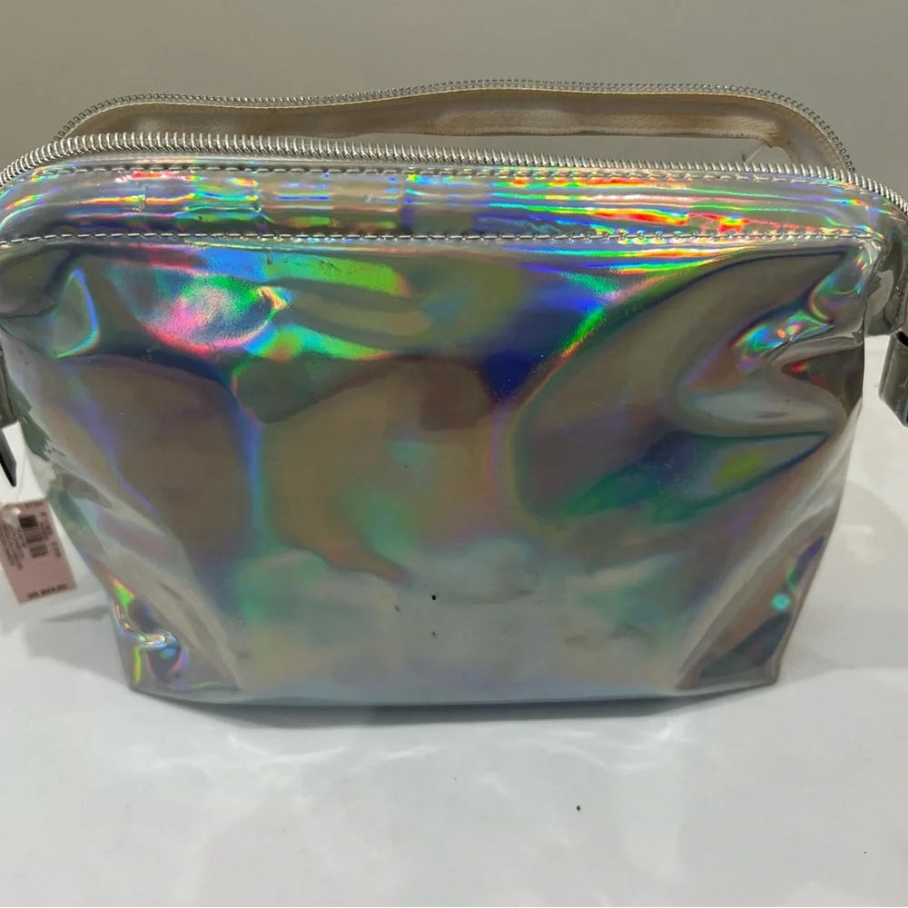 Clear Victoria’s Secret makeup bag
